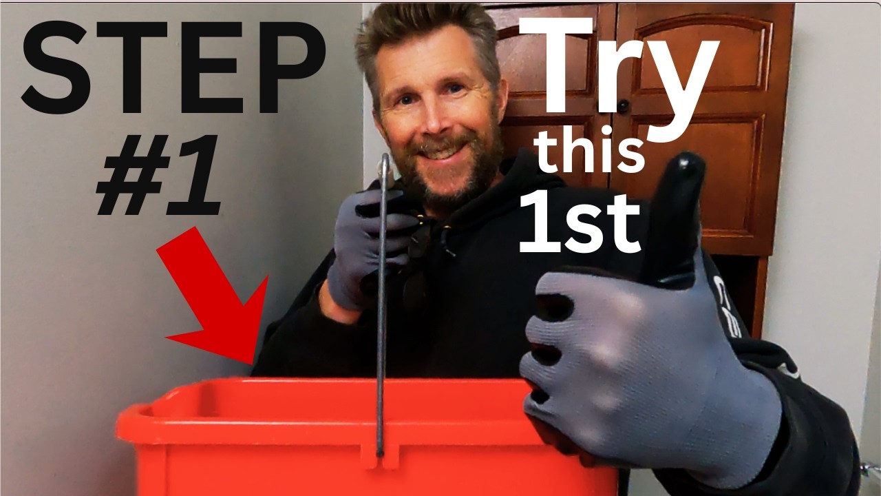 Как прочистить туалет с помощью ведра? 🪣💦🚽 Шаг 1-2-3