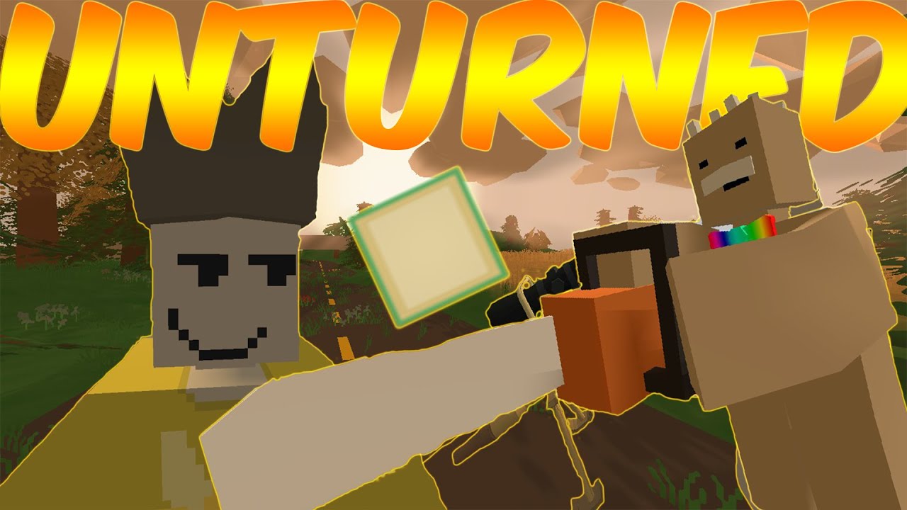 Unturned Funny Moments -  FLYING TREES! - And More! w/Friends