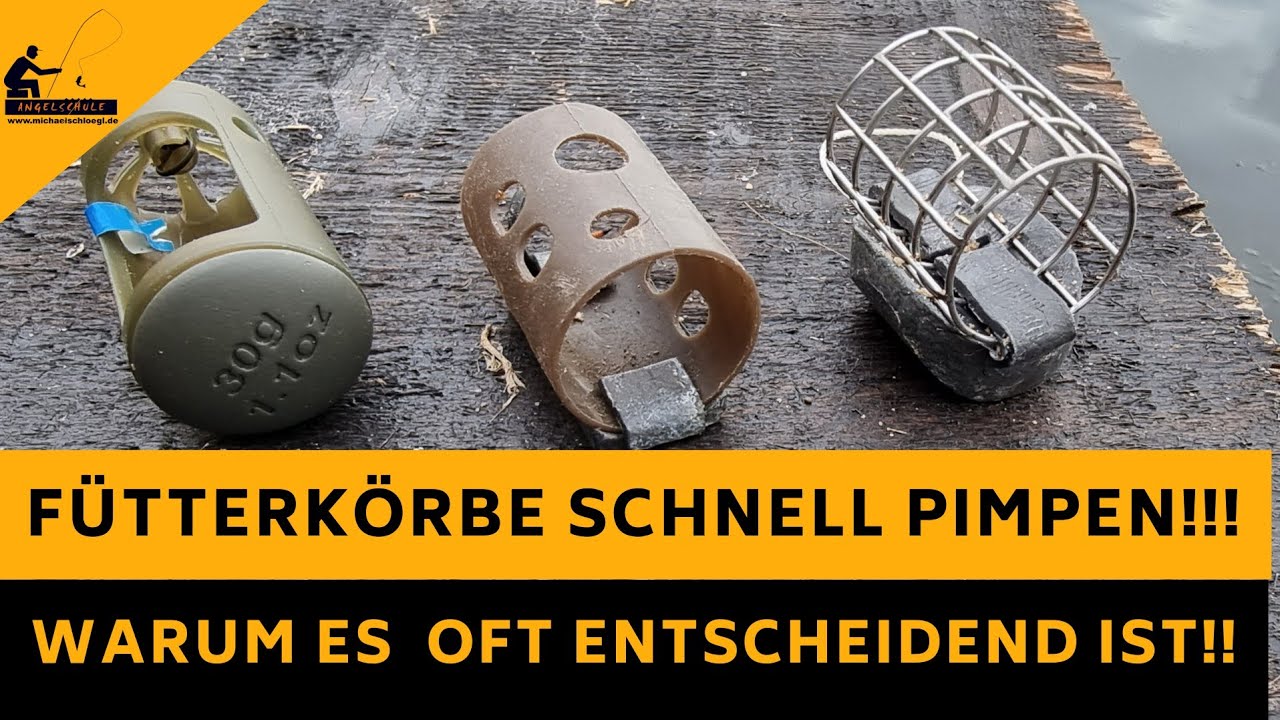 Futterkörbe PIMPEN- Verändern des Steigverhaltens & Auflösungsverhaltens des Futters