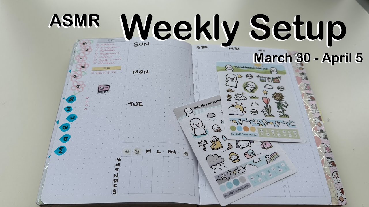🎤 ASMR Weekly Setup March 30 - April 5