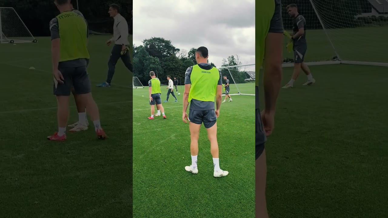 Lewis Miller getting stuck in on day 1! #Rovers