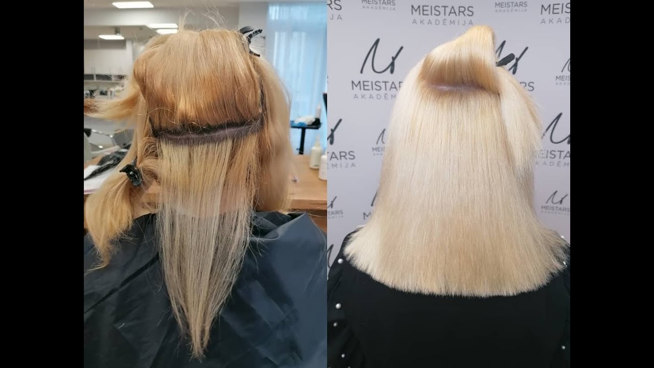 Mājas apstākļos veiktas matu krāsošanas korekcija // Akadēmija Meistars