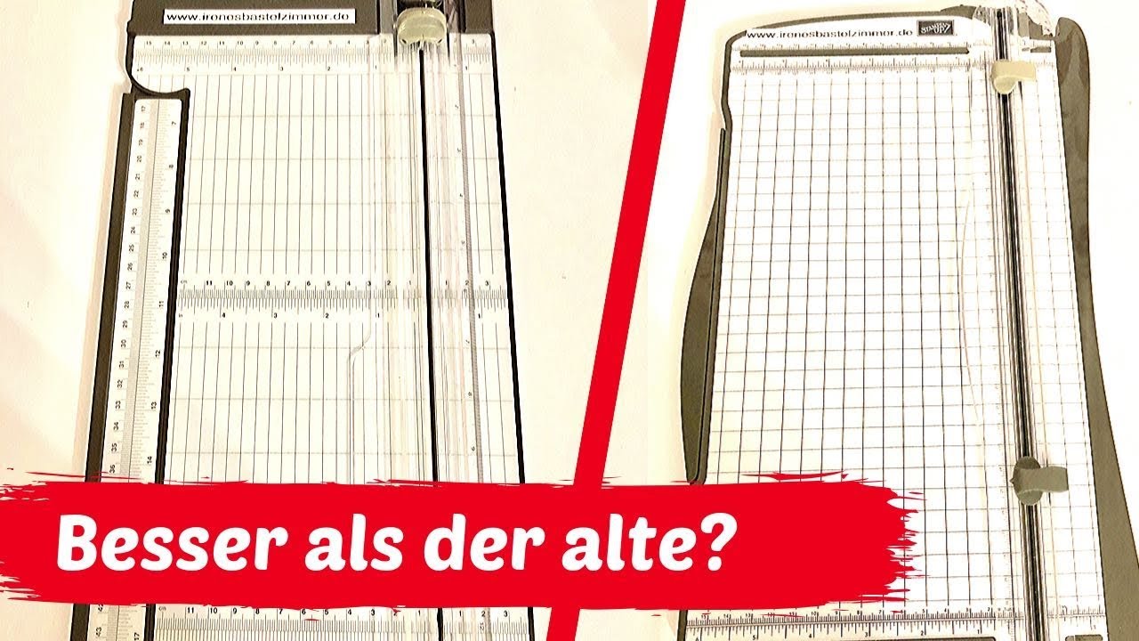 Der neue Papierschneider 2019-- besser als der alte??---Test