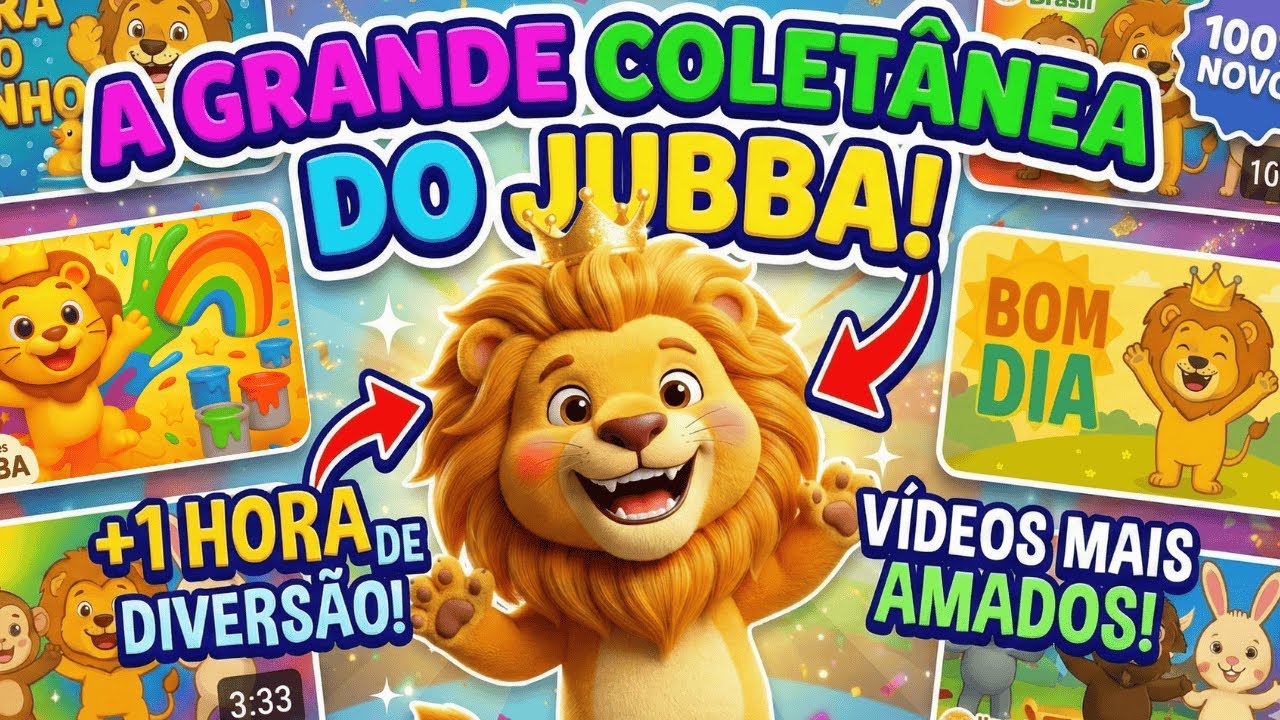 Desenho Infantil | +1 HORA de Músicas e Histórias do Jubba | Em Português Completo