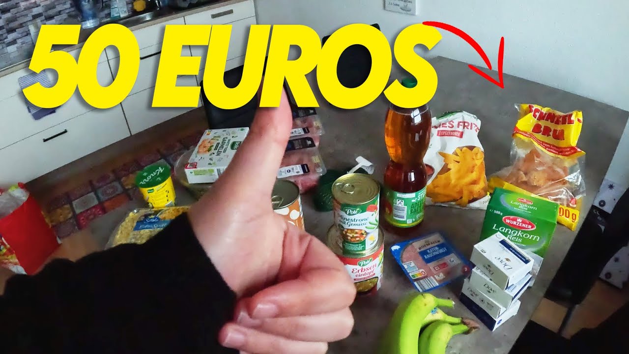 COM 50 EUROS VEJA O QUE EU COMPREI NO MERCADO NA ALEMANHA 🇩🇪
