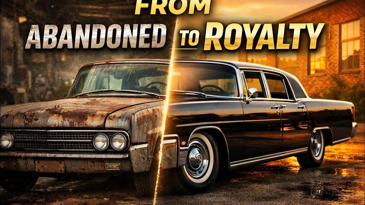This 1960 Lincoln Limousine Sat Abandoned for 40 Years… Watch What Happens