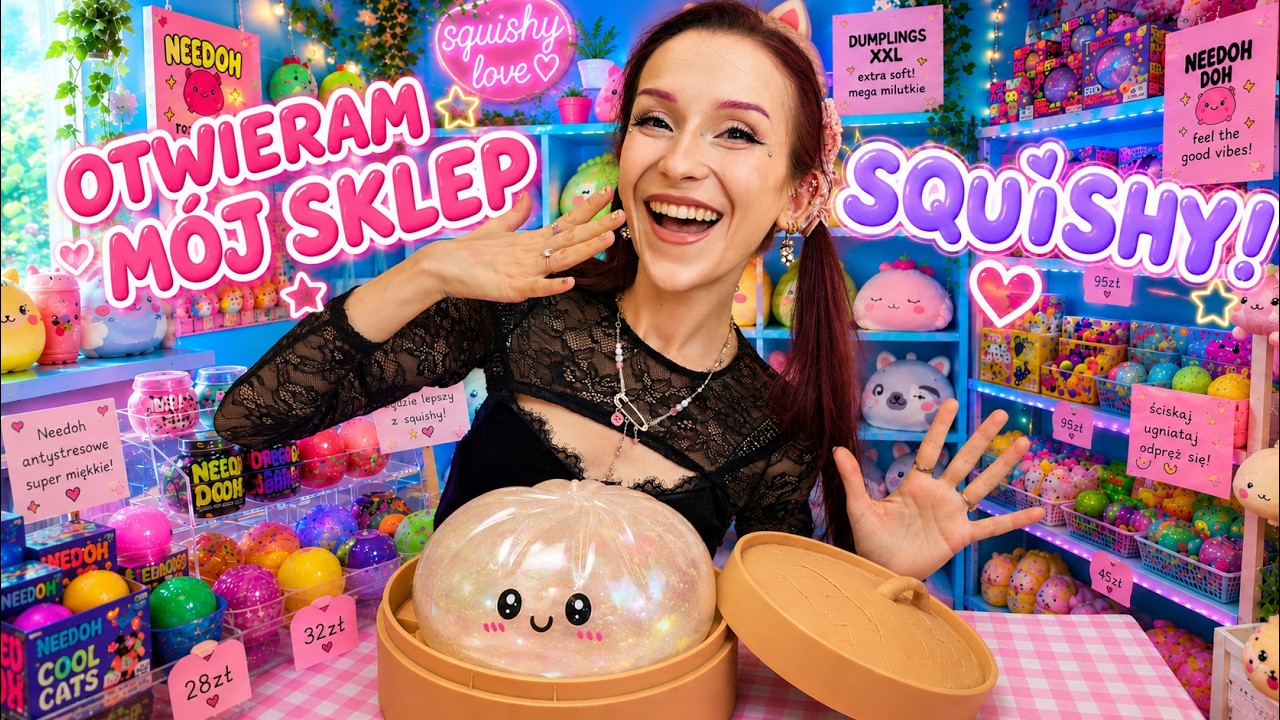 OTWIERAM M&Oacute;J WŁASNY SKLEP ZE SQUISHY!