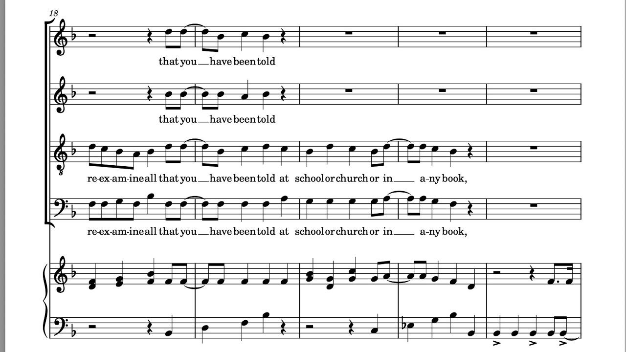 The Grasses - Furtak - SATB, piano