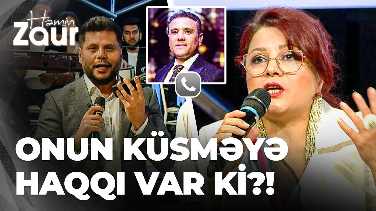 Həmin Zaur | Zaur Kamal efirdə Sahib İbrahimov və Bəturə Hüseynovanı barışdırmağa çalışdı