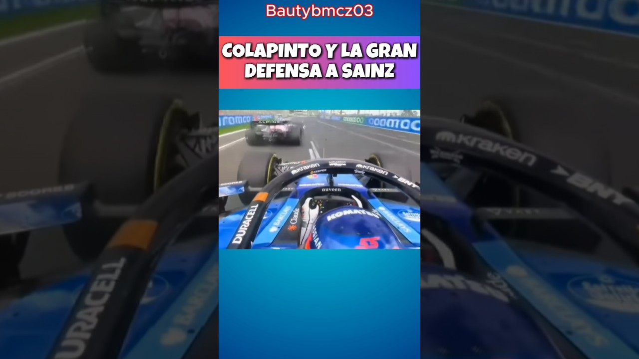 COLAPINTO Y LA GRAN DEFENSA A SAINZ #colapinto #francocolapinto