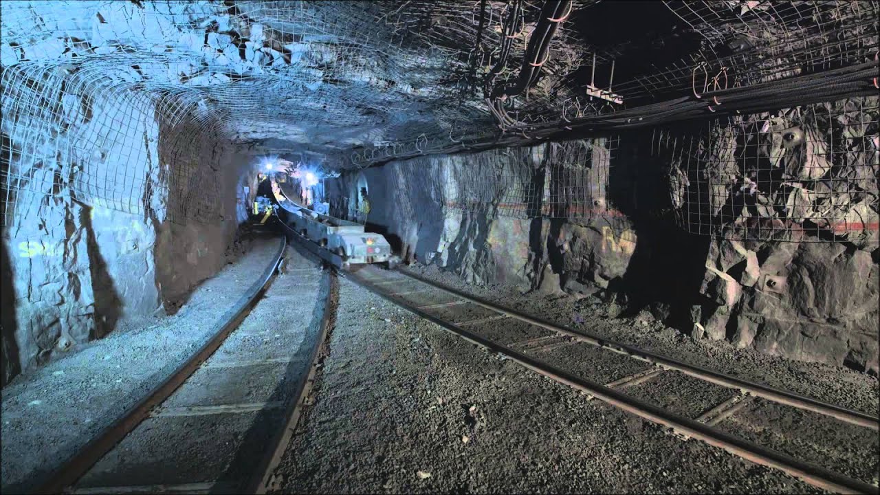 Bulk Material Handling, Rail Veyor at Vale Underground Mine,Sudbury