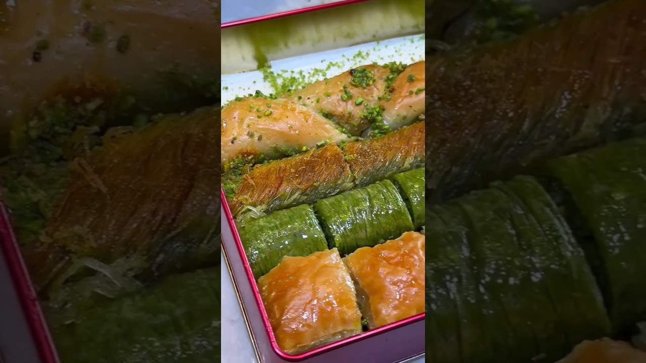 Making Viral Turkish baklava at home 🥮 | Evde Türk baklavası yapıyorum Rosebaklava