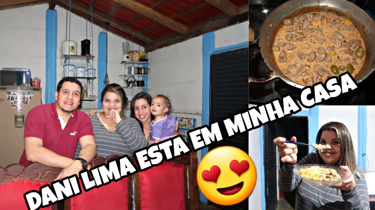 QUE EMOÇÃO ! DANI LIMA CHEGOU EM MINHA CASA