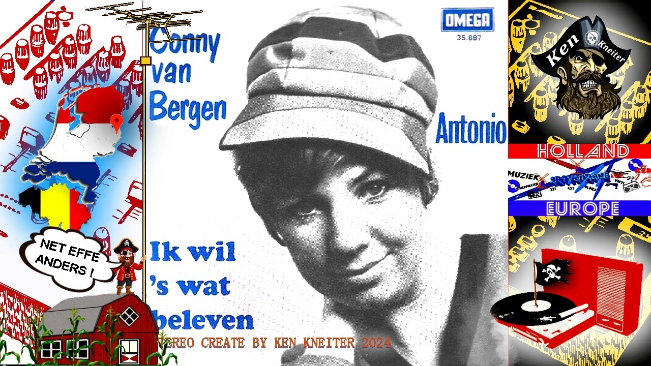 Ik wil's wat beleven - Conny van Bergen - 1969 - Piratenmuziek FULL STEREO