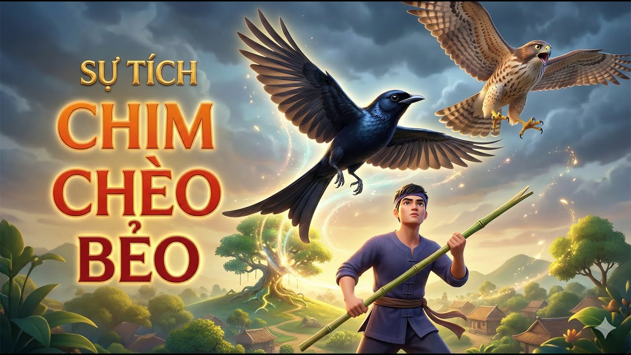 Sự Tích Chim Chèo Bẻo | Biểu Tượng Của Lòng Dũng Cảm Và Công Lý | Hoạt Hình 3D