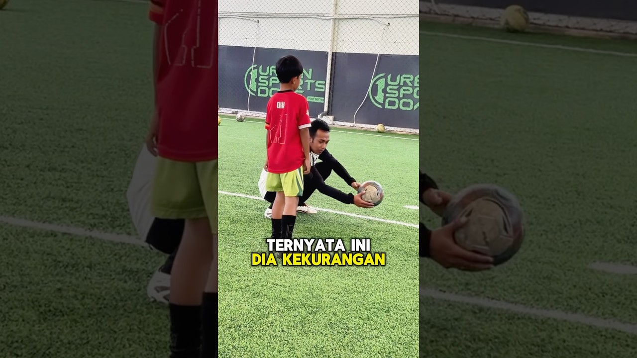 Melatih kekurangan calon wonderkid timnas indonesia! #telefooty #sepakbolalokal #bocil #ssb
