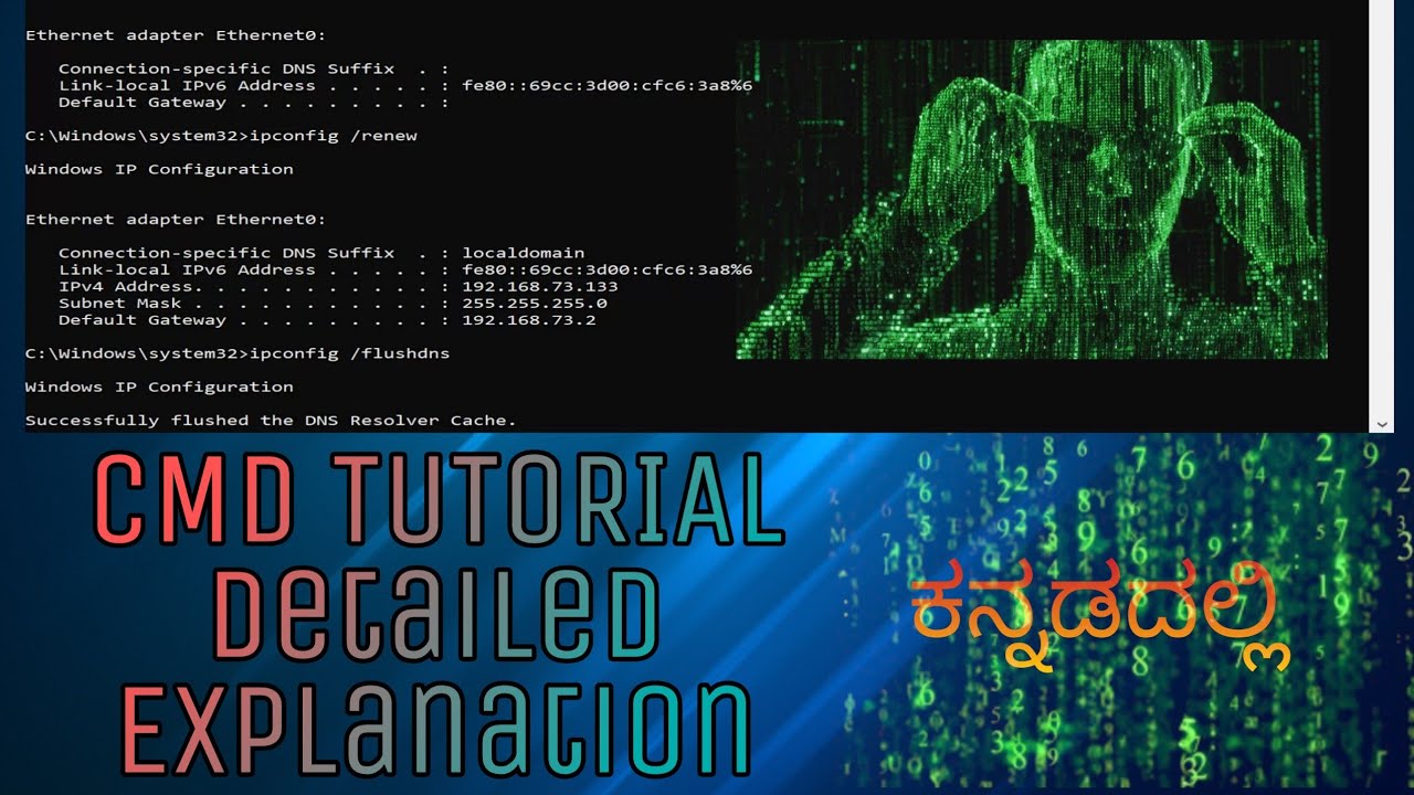 Full tutorial on cmd commands and tricks  for beginner's |Command prompt tutorial | kannada