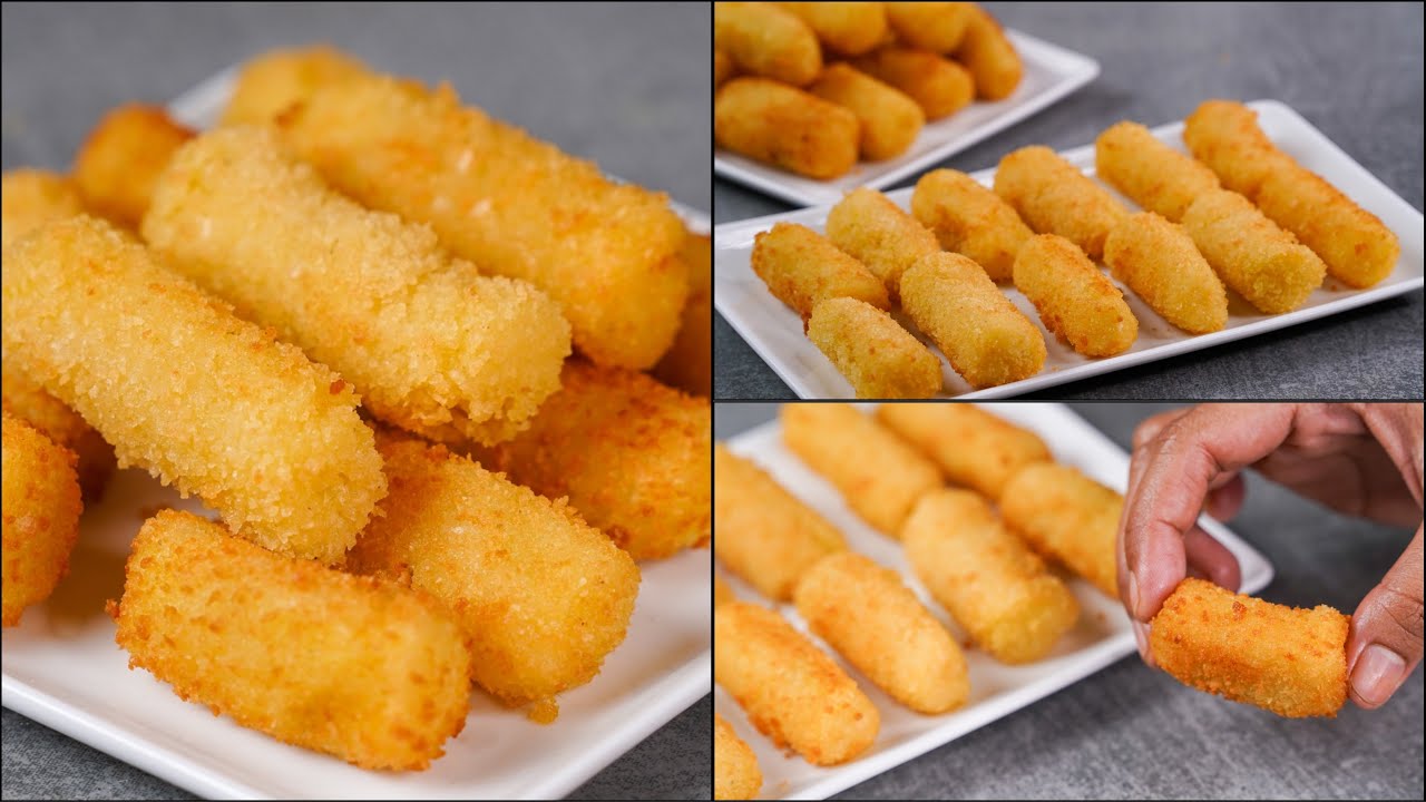 CRISPY POTATO CROQUETTES RECIPE | CREAMY POTATO CROQUETTES |  RAMADAN IFTAR RECIPE | POTATO SNACKS