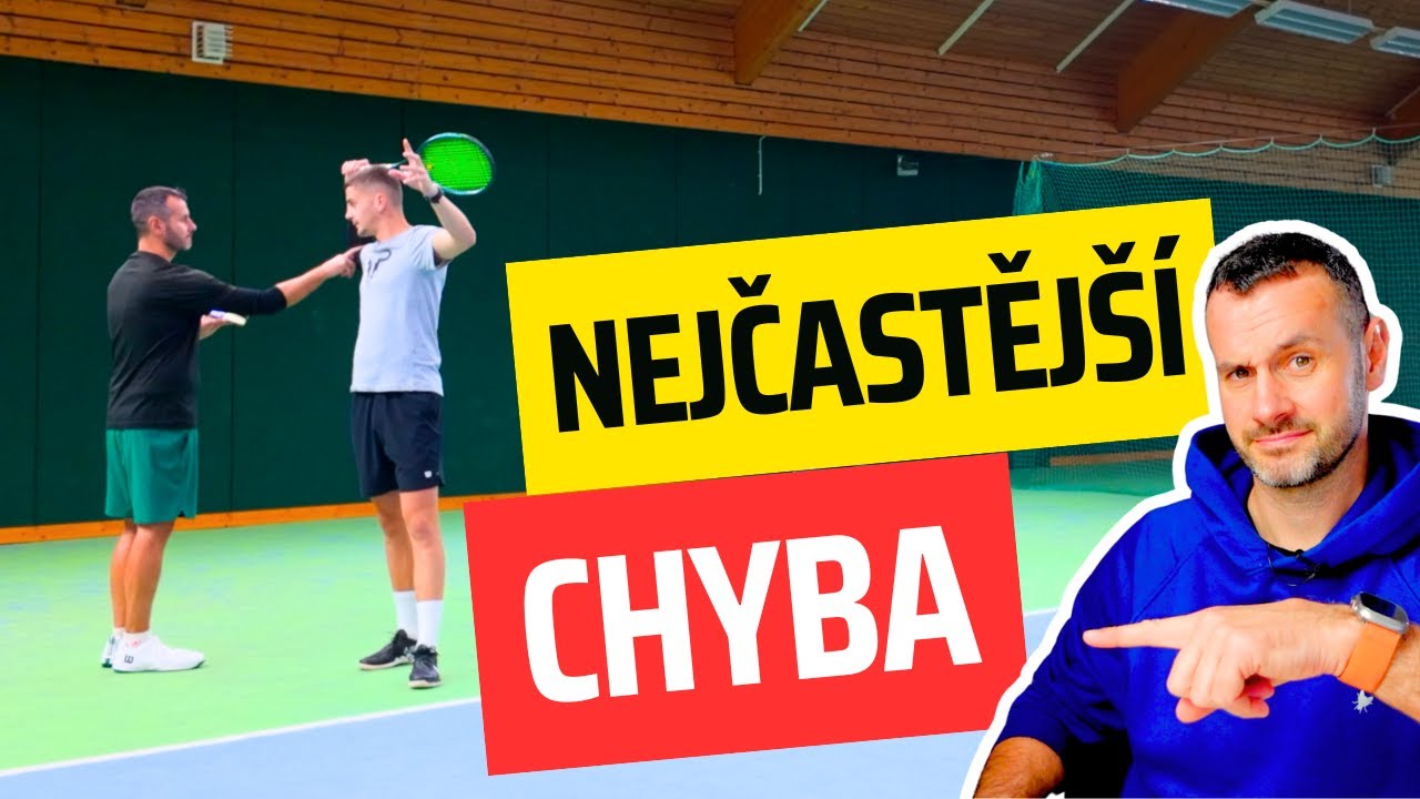 Zásadní CHYBA U TENISU, kterou děláme ÚPLNĚ všichni + TRÉNINKOVÁ POMŮCKA #tenis