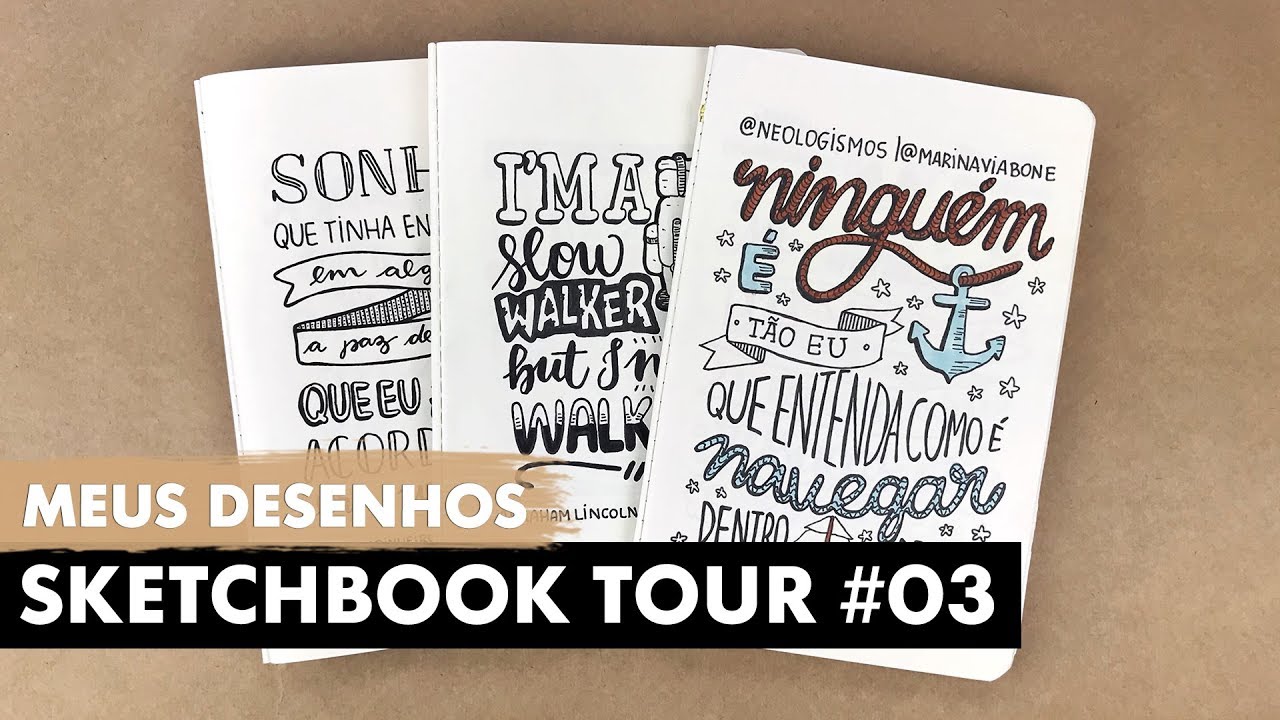 SKETCHBOOK TOUR #03 (2015 e 2016) | Primeiro Rabisco