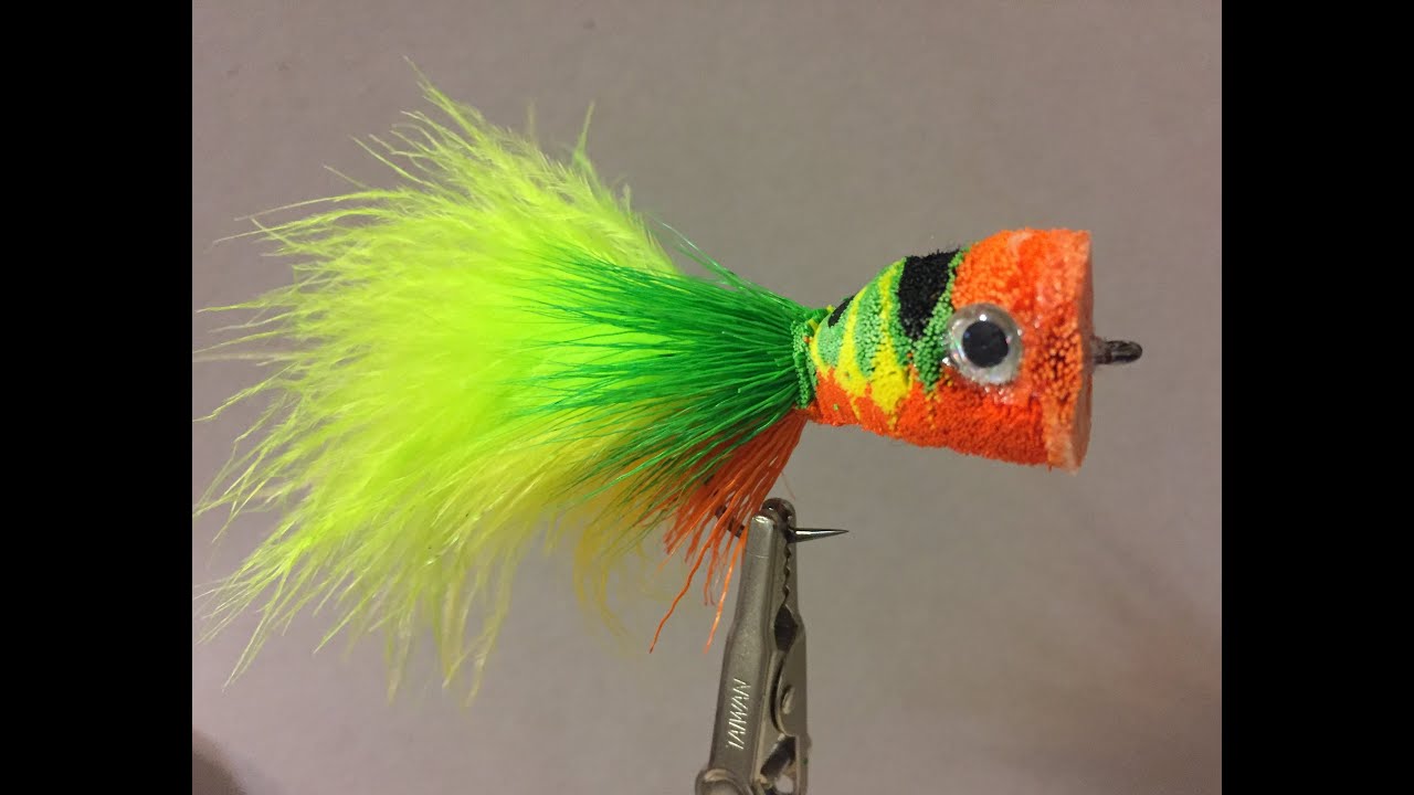 Tying deer hair bugs part 1