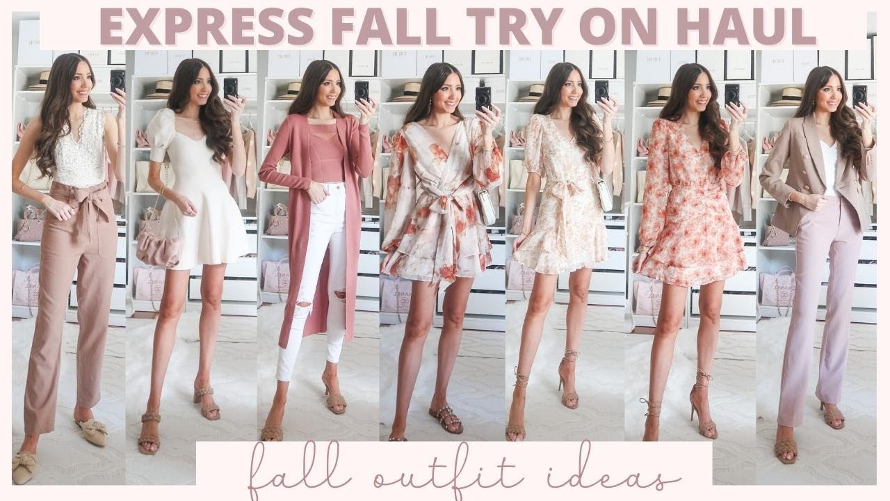 Express Fall Try On Haul 2022 | Casual, Workwear, Dressy Outfit Ideas
