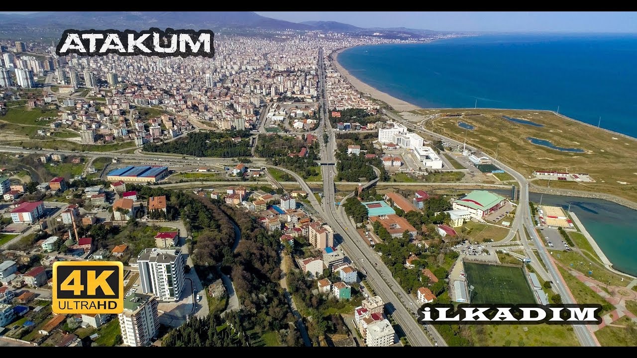 SAMSUN 4K / Atat&uuml;rk Bulvarı Hava &Ccedil;ekimi