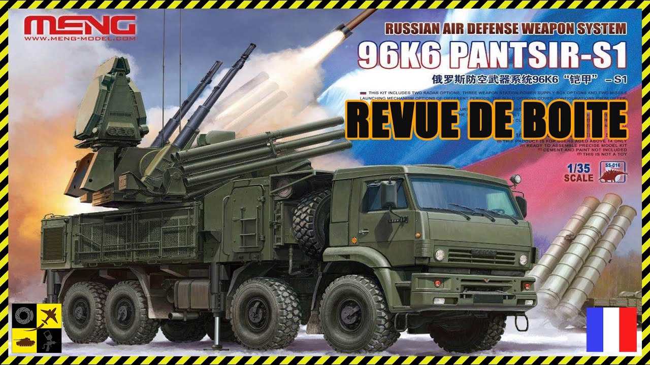 ⭐️ Revue de boite: 96K6 Pantsir S1 Meng au 1/35