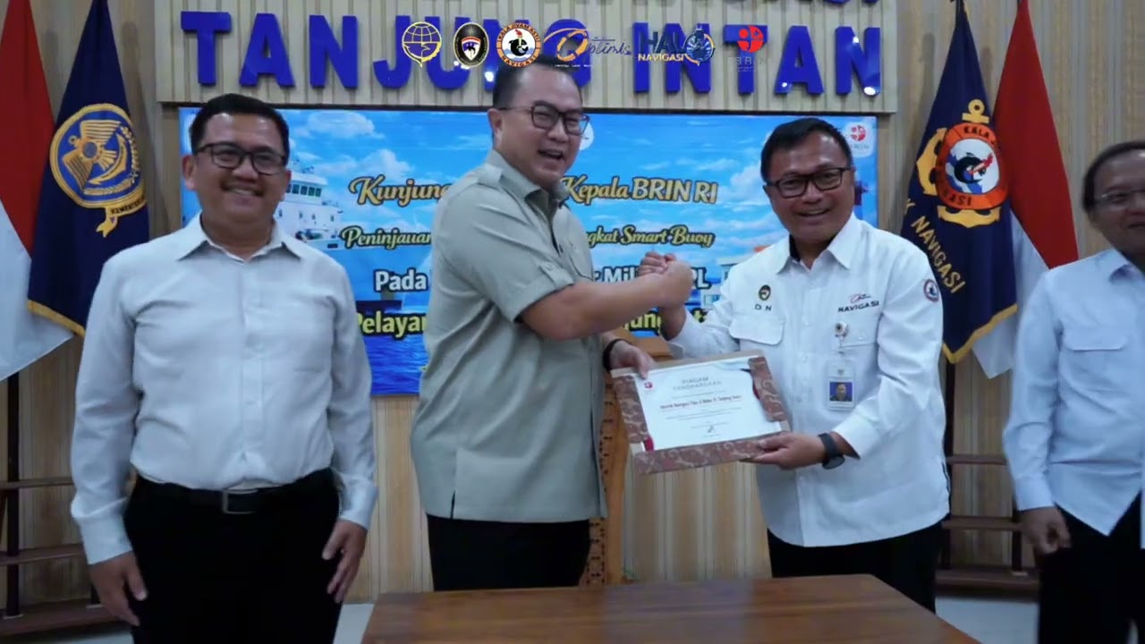 Kunjungan Kerja Kepala BRIN RI ke Distrik Navigasi Tanjung Intan
