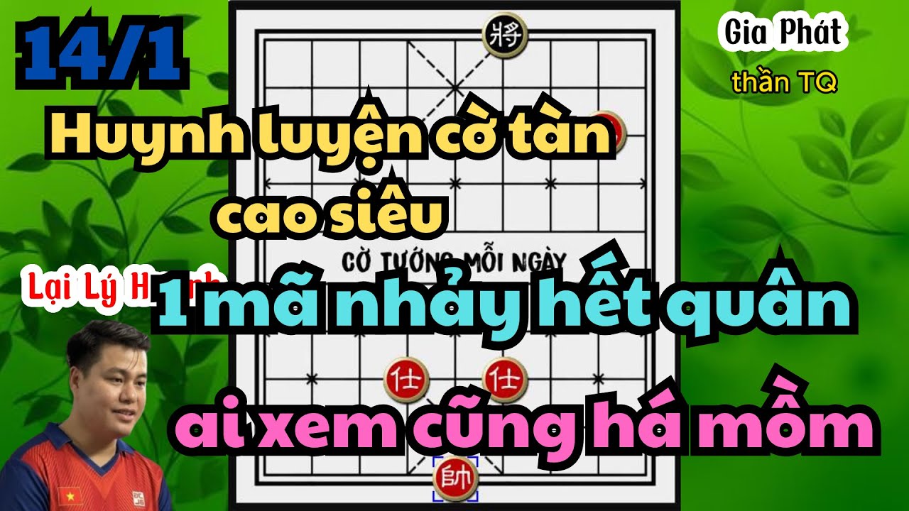 Huynh luyện cờ tàn cao siêu 1 mã nhảy hết quân ai xem cũng há mồm vì lí do này