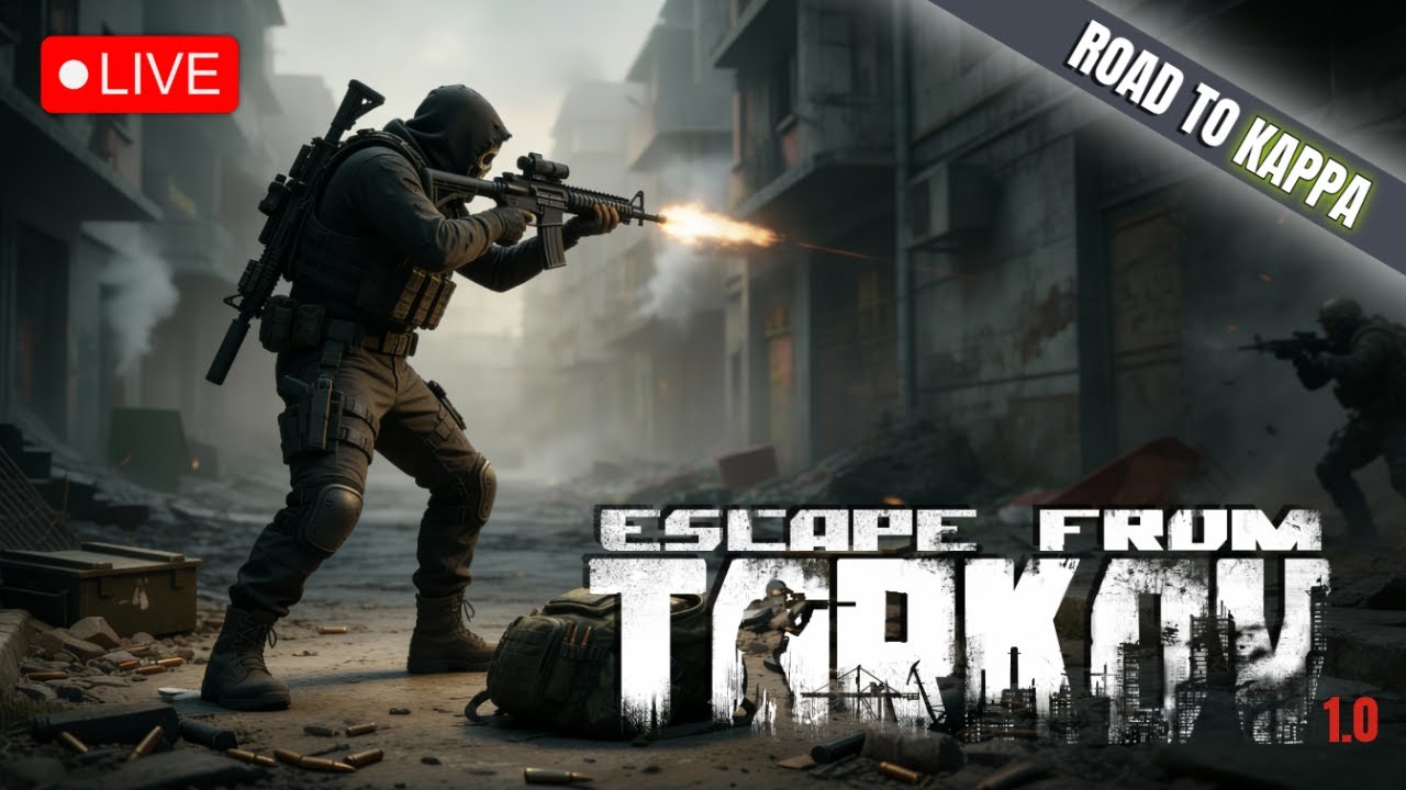 🔴LIVE Escape From Tarkov 1.0 &ndash; Road to Kappa Part 24 | EFT Gameplay, PvP, Loot & Quest Grind