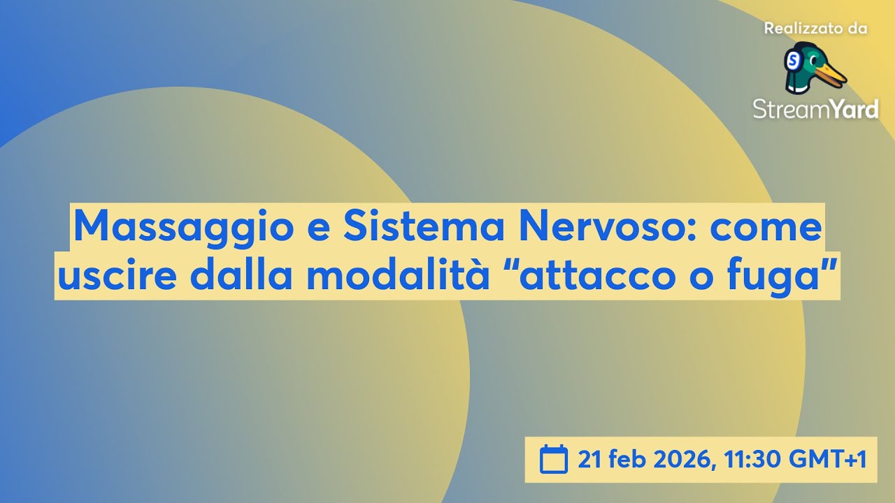 Massaggio e Sistema Nervoso: come uscire dalla modalità “attacco o fuga”