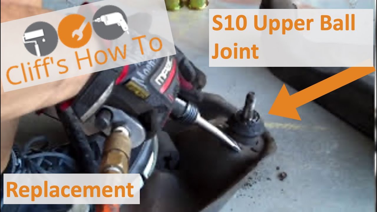 S10 Upper Control Arm Bushing and Ball Joint Removal