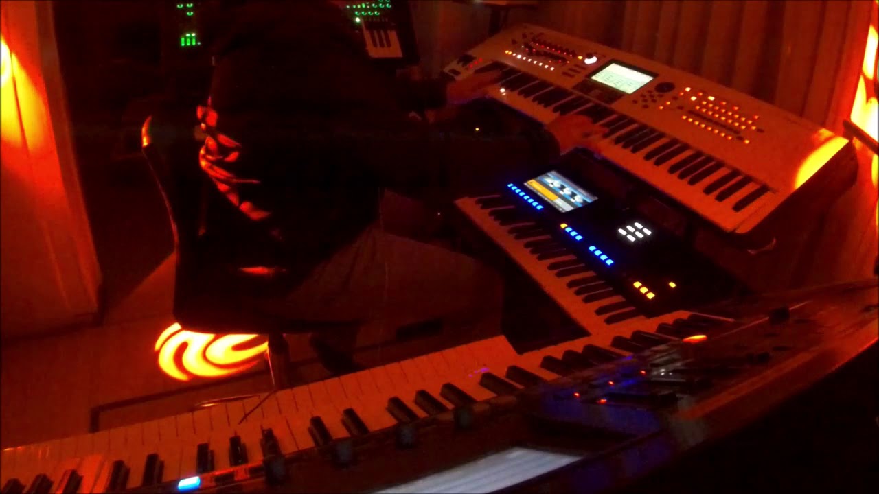 Song improvised   boredom during the corona time;)  Yamaha Genos Montage7  Roland Jupiter80 System8