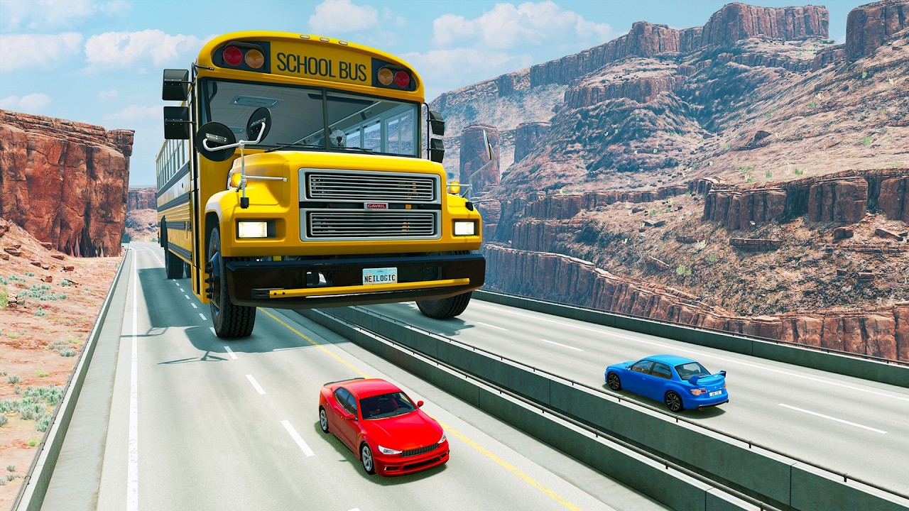 SUPERSIZE ANY CAR In BeamNG With This NEW Mod! - CRUSHING Traffic