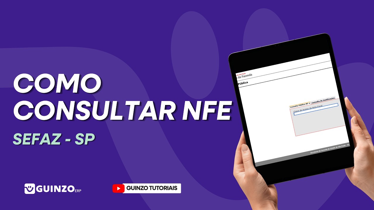 Como Consultar Nota Fiscal Eletr&ocirc;nica NF-e na Sefaz SP