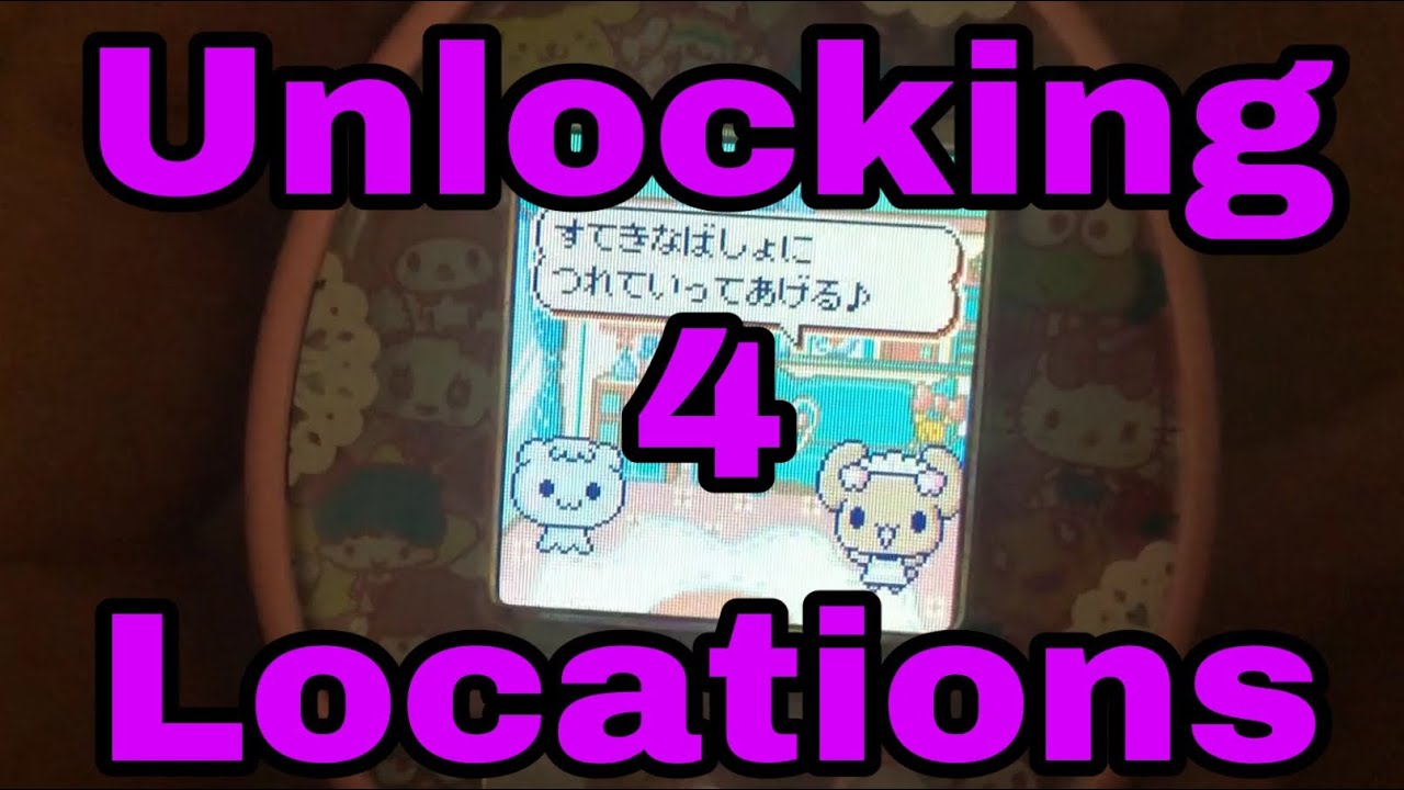 Unlocking Locations On My Sanrio Meets Tamagotchi
