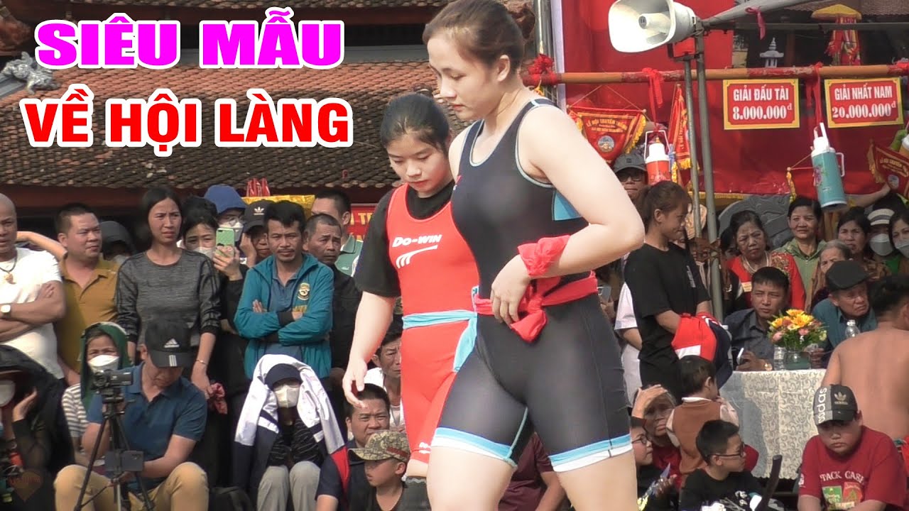 Vật nữ Women's wrestling - Trận đấu của đôi nữ Siêu mẫu Quảng Trị - Huế