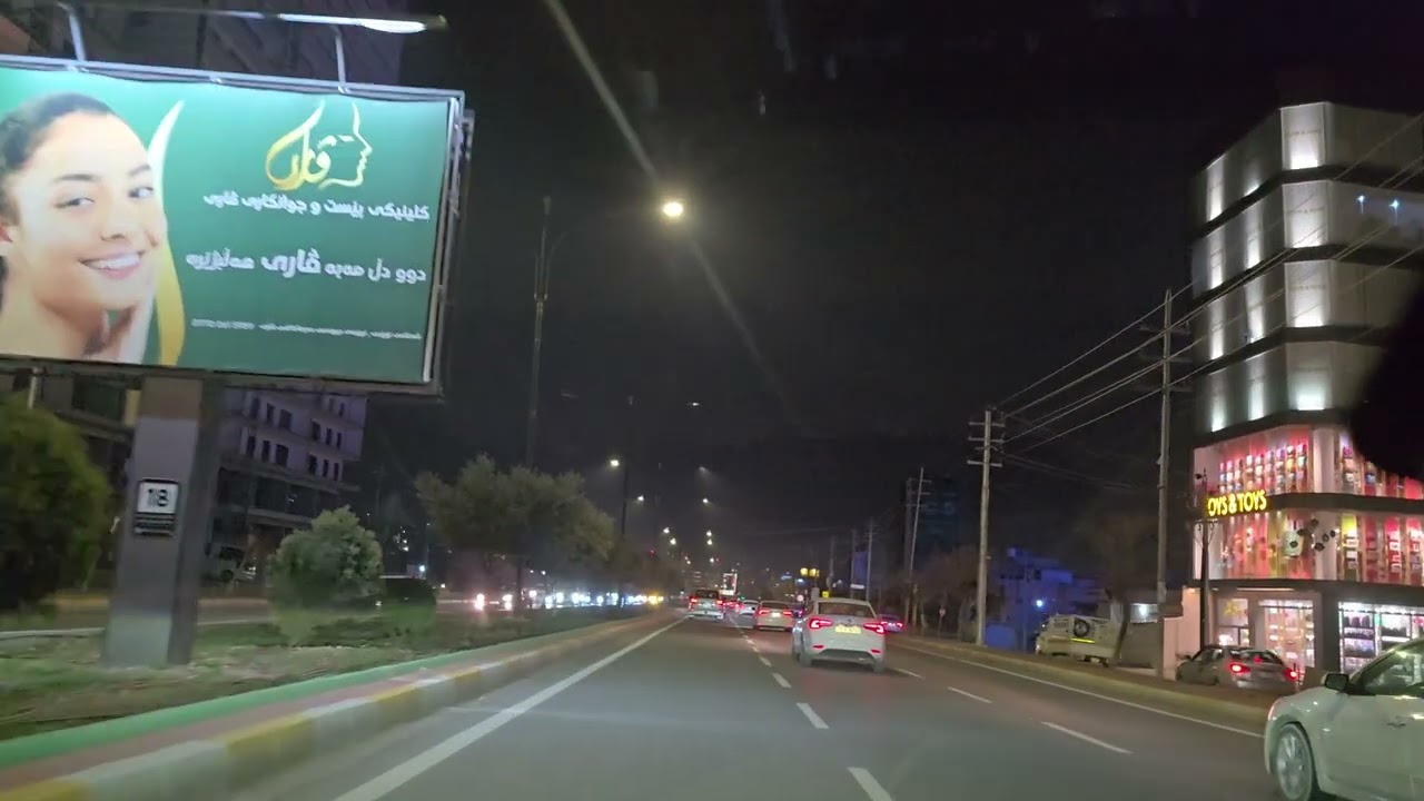 جولة بأجواء لندنية في السليمانية ( شارع60 \ شارع سالم )  12\1\2026 sulaimaniyah كوردستان ،سليمانى 