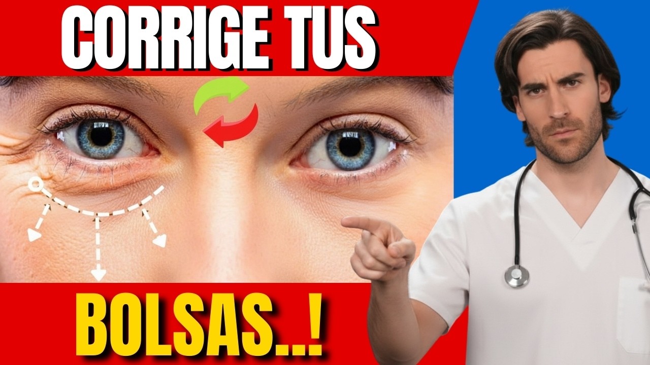 ELIMINA las Bolsas debajo de los OJOS, Haz ESTO para DRENAR Líquidos RÁPIDO | Dr. Emilio