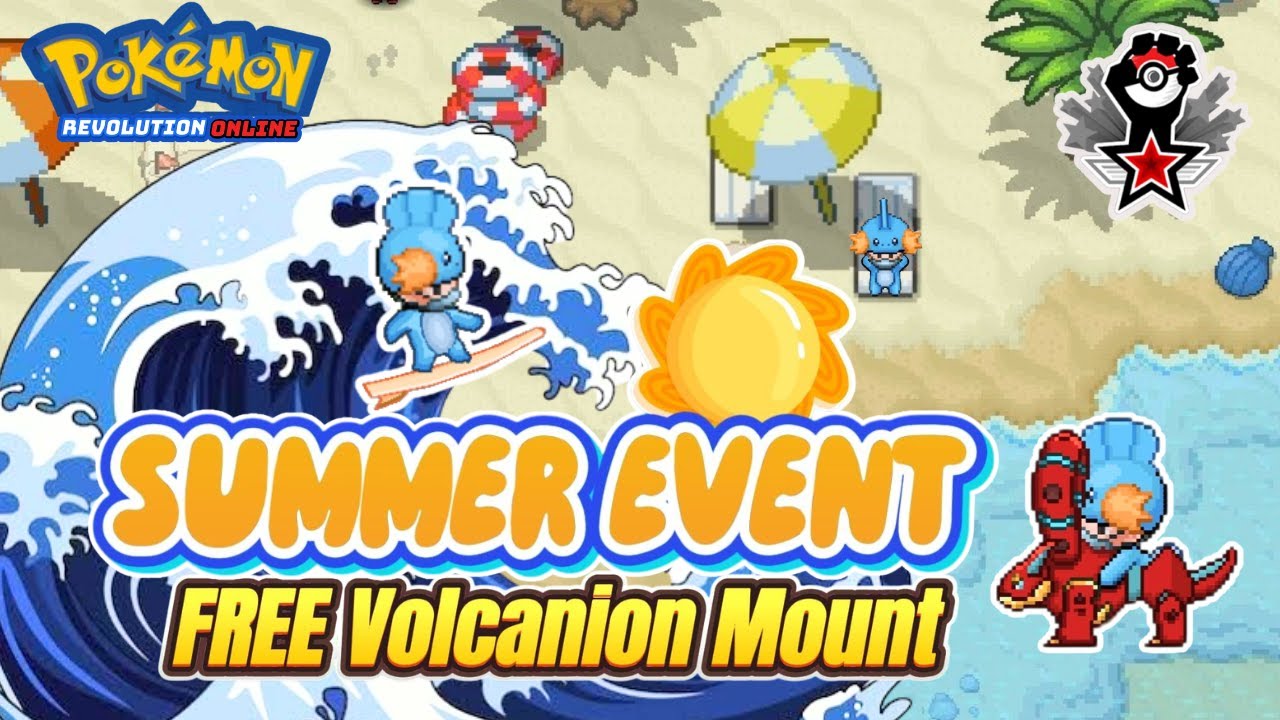 Summer Event Guide 🔥 | Pokemon Revolution Online | How to Get Free Volcanion Mount