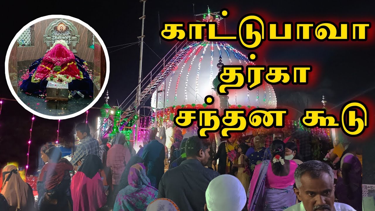 காட்டுபாவா தர்கா சந்தன கூடு | KAATTUBAVA PALLIVASAL URS 2021