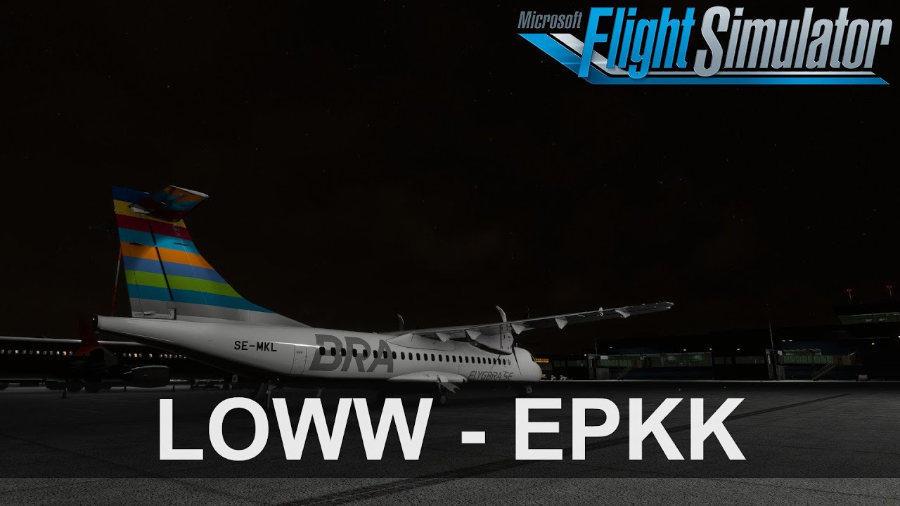 MSFS - LOWW To EPKK - ATR 72-600 - Braathens - BRA0599