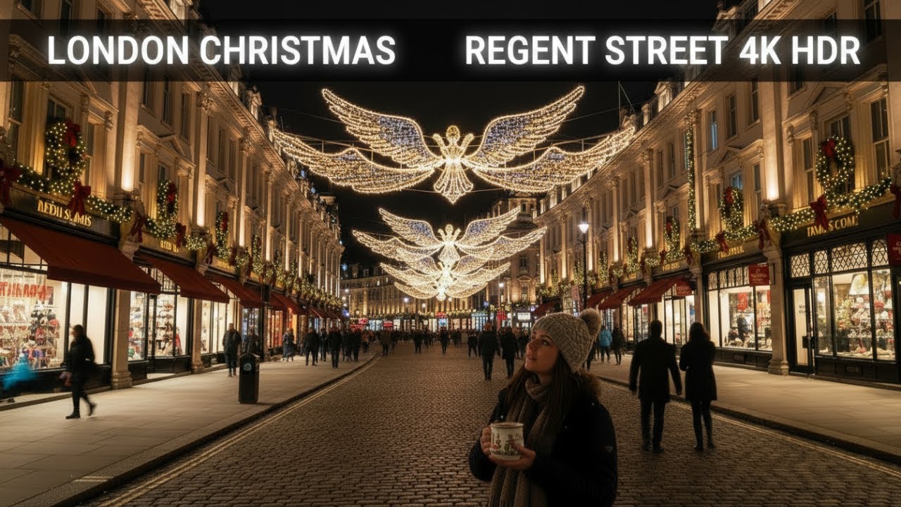 London Christmas Lights That Will Take Your Breath Away | 4K HDR Night Walk