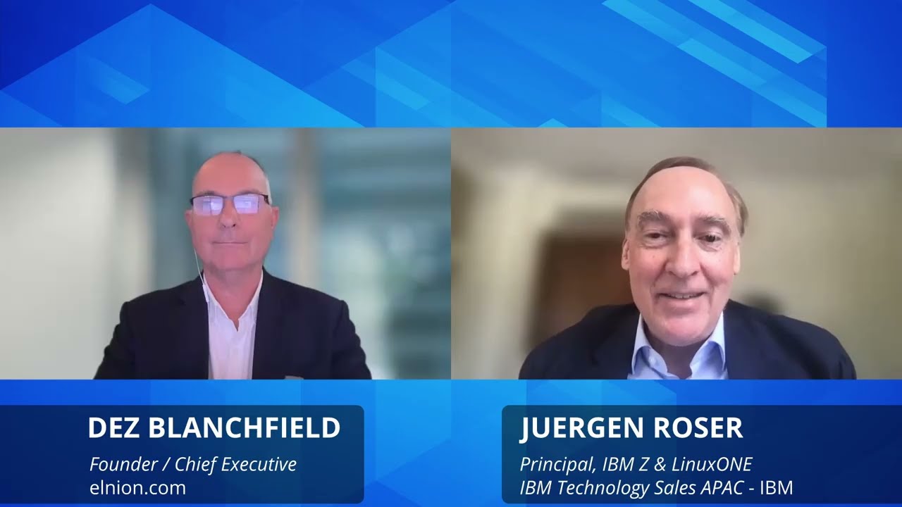 Juergen Roser, Principal, IBM Z and LinuxONE, IBM Technology Sales APAC, , discussing IBM Z Day 2025