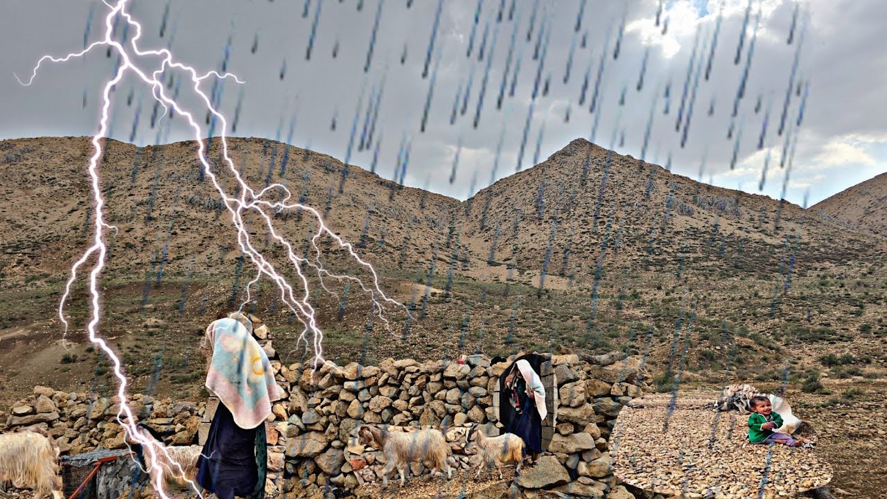 Life in the Rain: A Nomadic Family's Struggle to Survive Nature's Fury