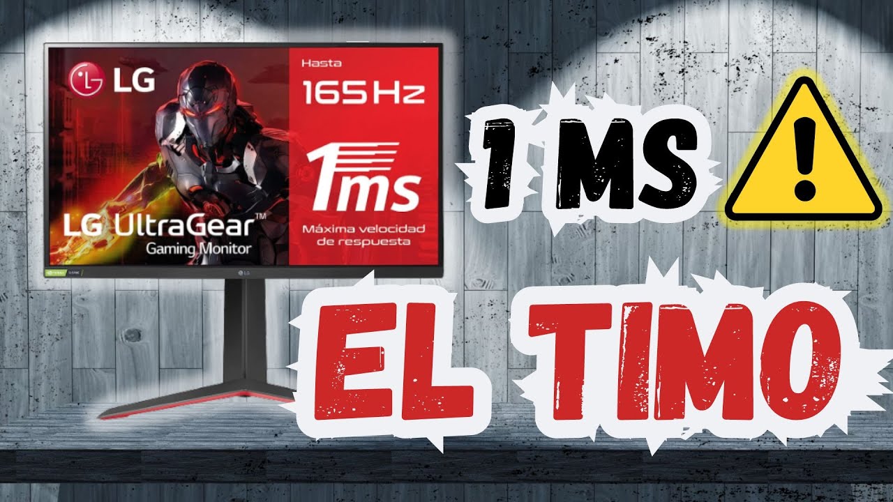 ⚠️ El TIMO de los MONITORES GAMING 1ms 😥