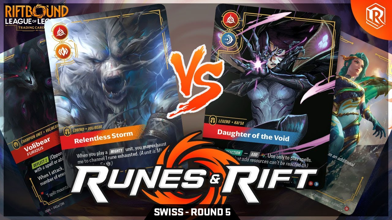 Undefeated Volibear vs Undefeated Kai&rsquo;Sa &ndash; Round 5 | Riftbound Weekly Tournament 5