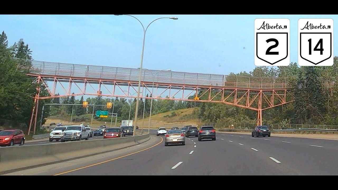 [2021/17] Edmonton, Alberta - Whitemud Drive Freeway, Westbound (Alberta Highways 2 & 14)