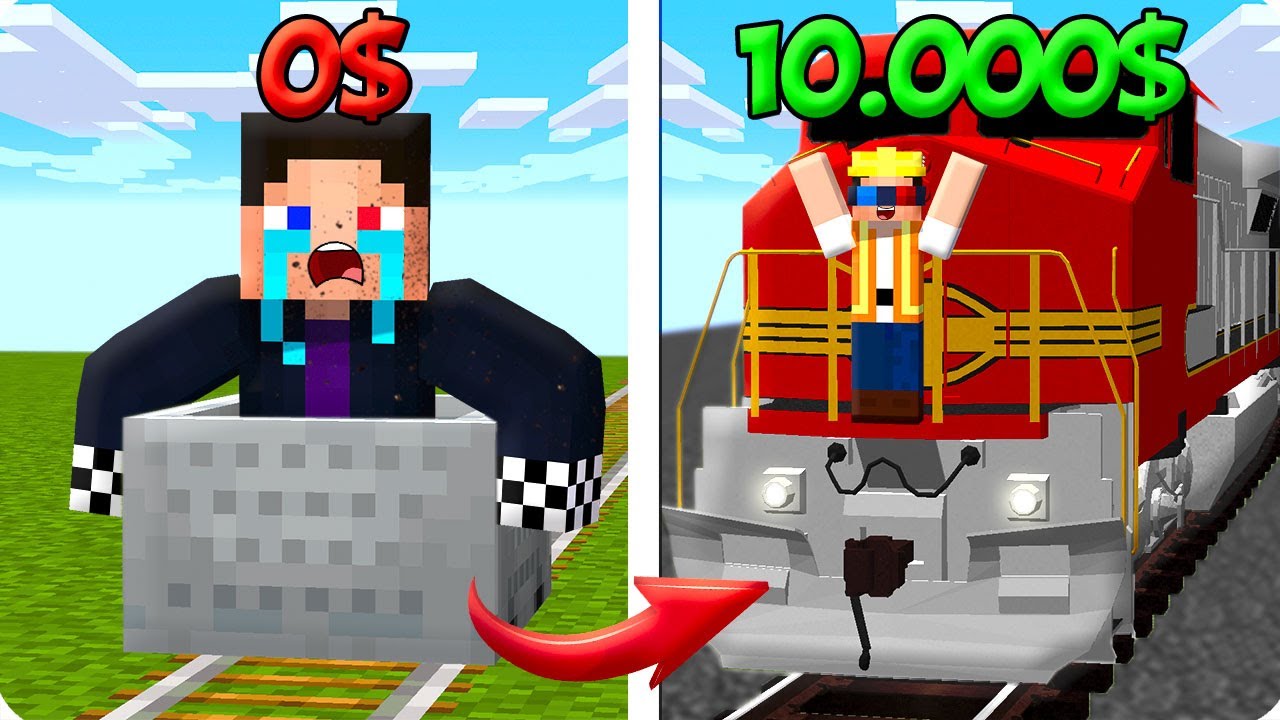 🚂Я КУПИЛ И ПРОКАЧАЛ ПОЕЗД В МАЙНКРАФТ! ШЕДИ MINECRAFT